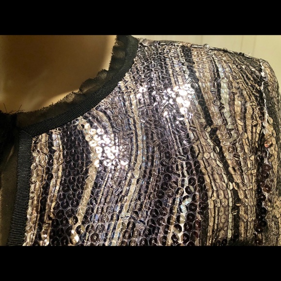NWOT Cache Sequin Multicolor Jacket Blazer Sz S - Picture 3 of 8